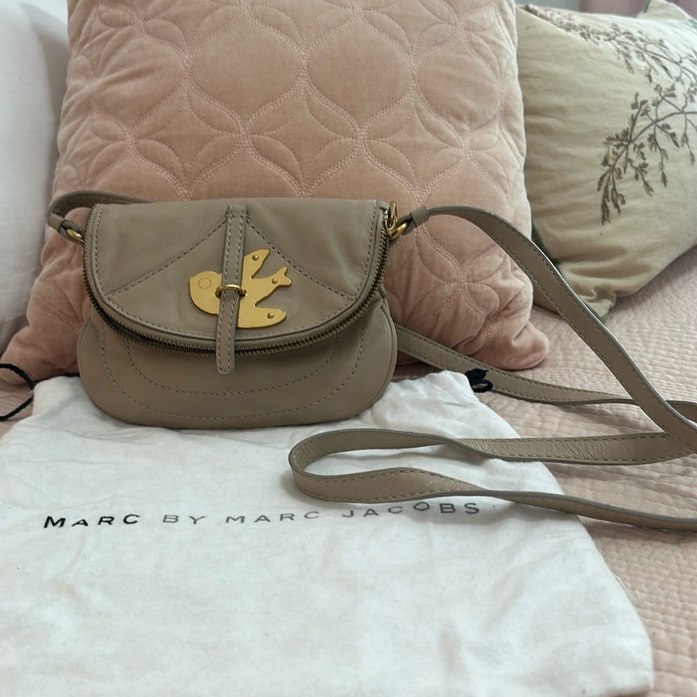 Marc By Marc Jacobs Petal To The Metal Cream Cross Body Bag